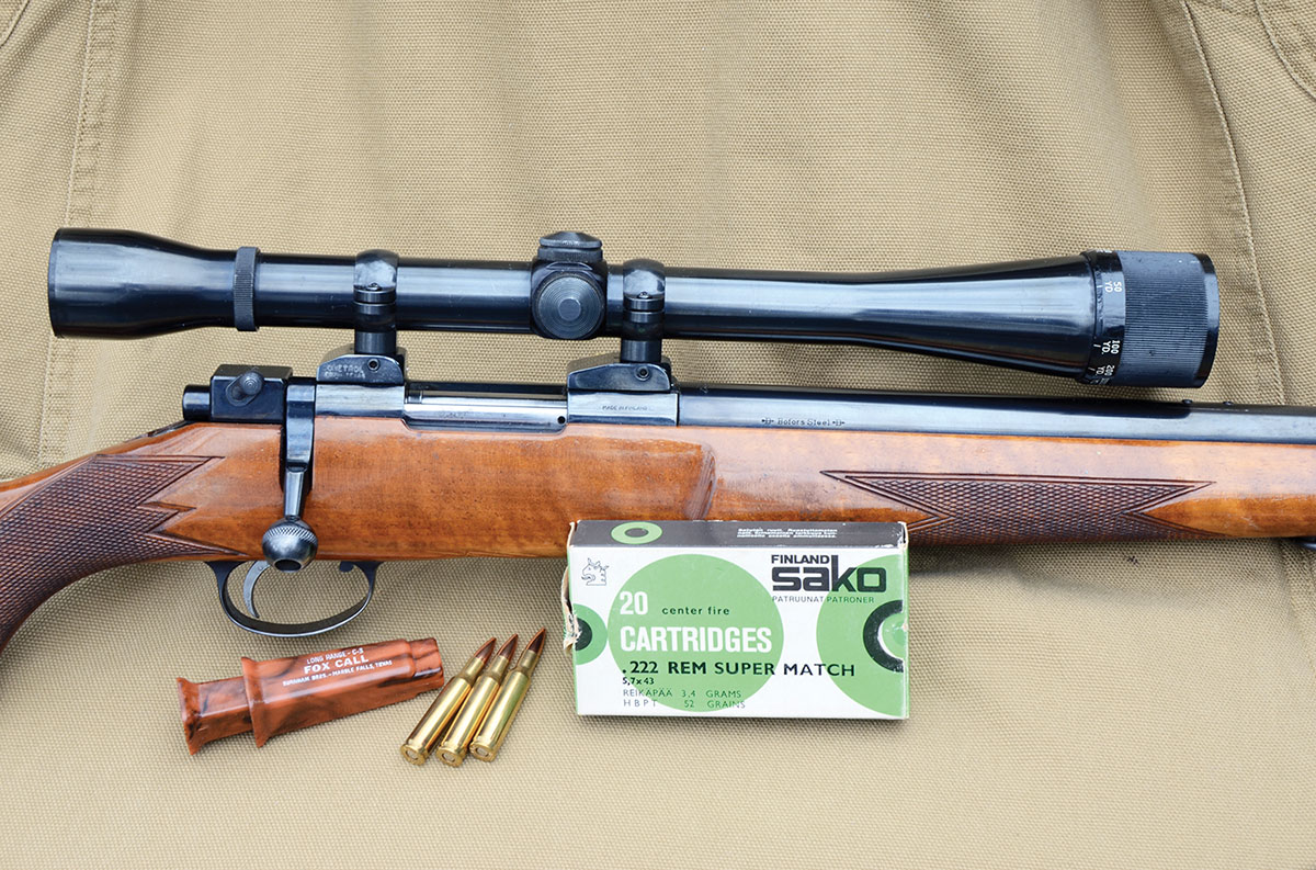 Ammunition manufacturers in many other countries continue to keep the 222 Remington alive and well. Shown here with Layne’s heavy-barrel Sako L46 is a box of match ammunition made by the same company.